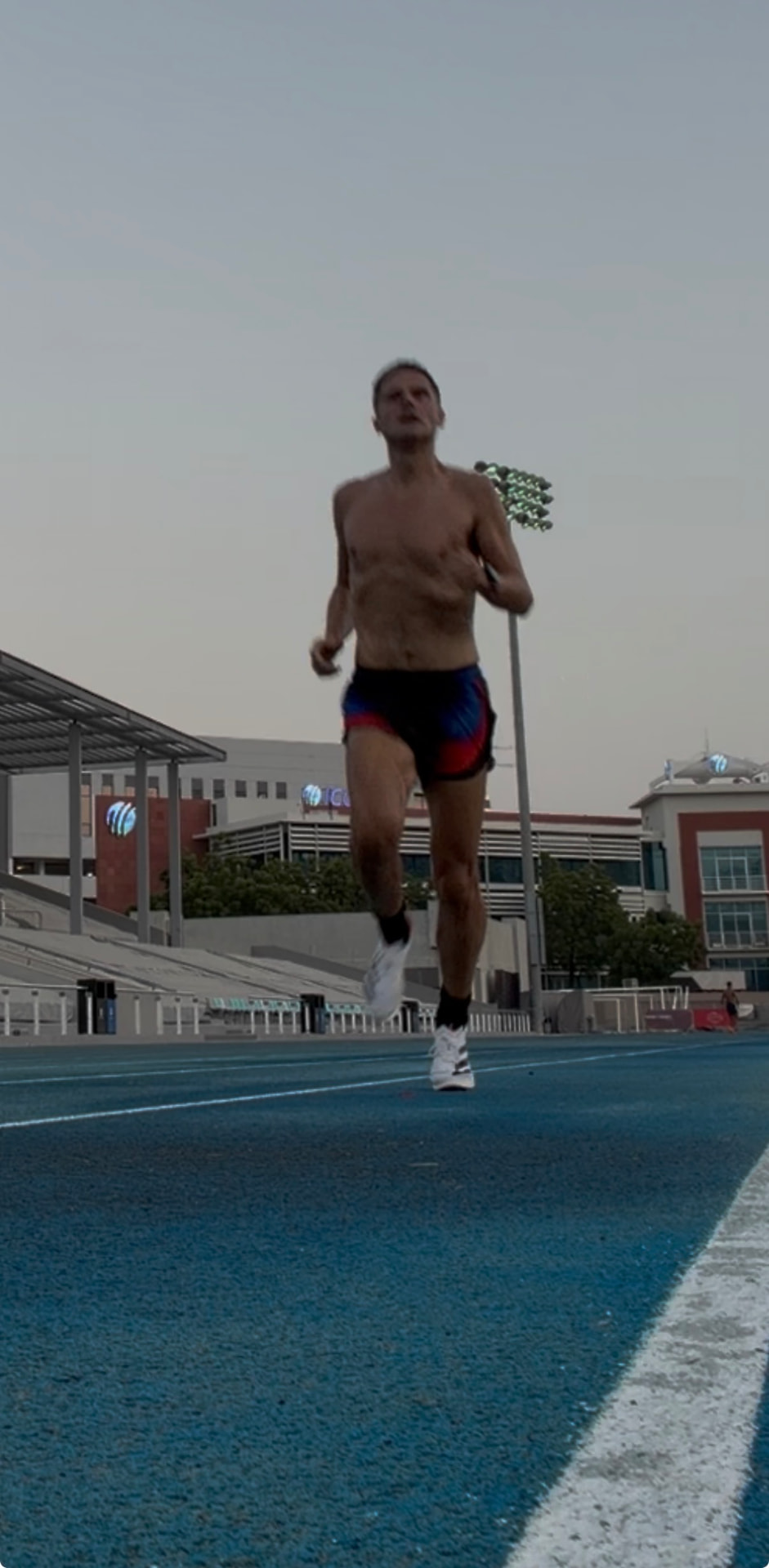 Ronnie Coupland on the running track