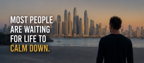 Dubai skyline — most people are waiting for life to calm down